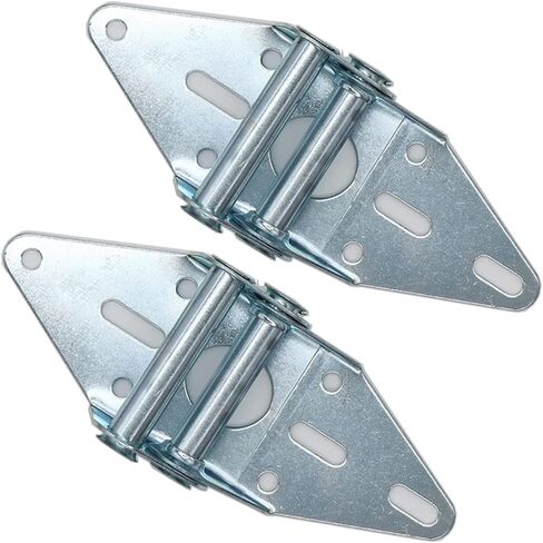 Garage Door Hinge Replacement Garage Repair -14 Gauge Steel with Galvanized Finish - Residential/Light Commercial Garage Door Replacement | Heavy Duty Hinges | Hinge #2 (Set of 4) in Saudi Arabia