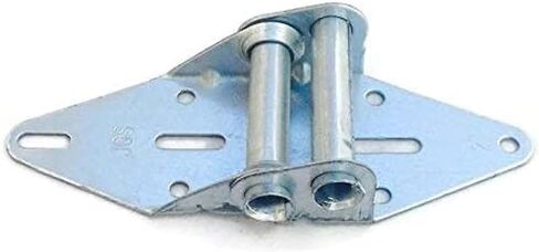Garage Door Hinge Replacement Garage Repair -14 Gauge Steel with Galvanized Finish - Residential/Light Commercial Garage Door Replacement | Heavy Duty Hinges | Hinge #2 (Set of 4) in Saudi Arabia
