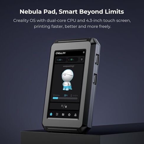مجموعة Smart Kit Creality Nebula ، وسادة سديم الطباعة عالية السرعة مع كاميرا الطابعة 3D 3D 4.3 بوصة شاشة تعمل باللمس عن بُعد التصوير الفوتوغرافي لوقت الفاصل الزمني لـ Ender 3 V3 SE/Ender 3/Ender 3 Max Neo/V2/S1 in Saudi Arabia
