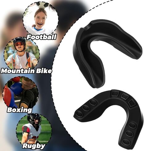 Molain 50 Pack Mouth Guard for Sports - Kids Youth Sports Mouthguard, Gum Teeth Armor Game Guard for Football Lacrosse Basketball Boxing Soccer Taekwondo MMA Karate in Saudi Arabia