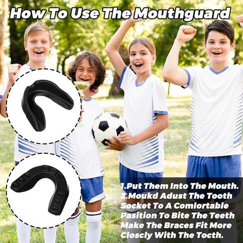 Molain 50 Pack Mouth Guard for Sports - Kids Youth Sports Mouthguard, Gum Teeth Armor Game Guard for Football Lacrosse Basketball Boxing Soccer Taekwondo MMA Karate in Saudi Arabia