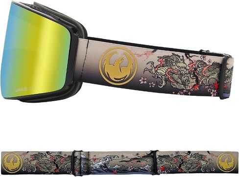 Dragon Alliance Mens PXV Snow Goggles, Split/Lumalens Red Ion, Lumalens Light Rose, OFA in Kuwait