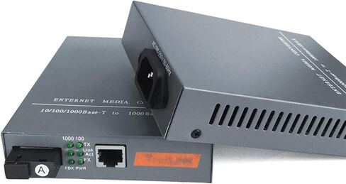 2 photoelectric converters HTB-GS-03KM Single-Mode 1 Optical 1 Electrical Internal Electrical Gigabit Fiber Optic transceiver in Saudi Arabia