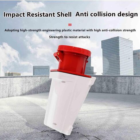 IEC60309 Waterproof Industrial Connector Surface Mount Socket 4Pin 125A 380V-415V 3P+E IP67 in Kuwait