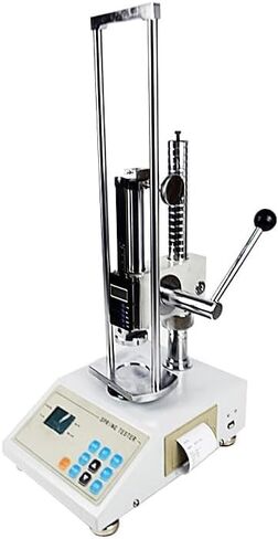 توتر الربيع الرقمي واختبار عداد الضغط مع الطابعة الحد الأقصى للاختبار تحميل 150n/15kg/33lb واجهة USB 99 مجموعات تخزين البيانات قطرها 48 ملم دقيقة. القرار 0.01N/0.001 كجم/0.001 رطل in Kuwait
