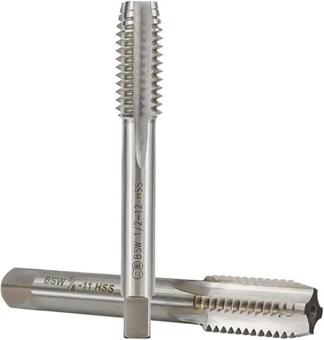 HSS Straight Thread Tap 1Pc BSW BSF 5/32-32 3/16-24 for Metalworking Tools 1Pcs(BSF 3l4-12) in Saudi Arabia