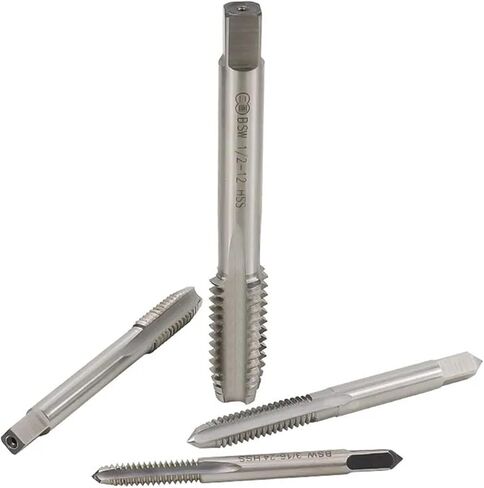 HSS Straight Thread Tap 1Pc BSW BSF 5/32-32 3/16-24 for Metalworking Tools 1Pcs(BSF 3l4-12) in Saudi Arabia