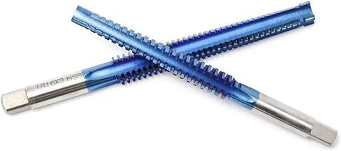 HSS Trapezoidal TAP TR8-TR26 اليسار/اليمين توصيل الجهاز اليمنى النقر فوق ترابط المسمار أدوات اليد 1PCS (TR15X4) in Saudi Arabia