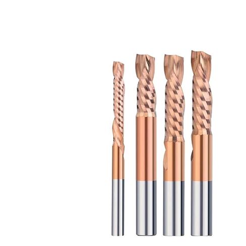 Up Down Cut Outer Bit Carbide Single Flute Milling Bit for Woodworking 3.175-12mm Shank 1Pcs(4x28x60) in Saudi Arabia