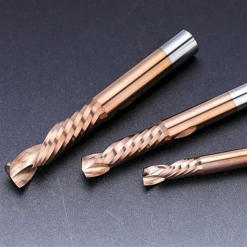 Up Down Cut Outer Bit Carbide Single Flute Milling Bit for Woodworking 3.175-12mm Shank 1Pcs(4x28x60) in Saudi Arabia