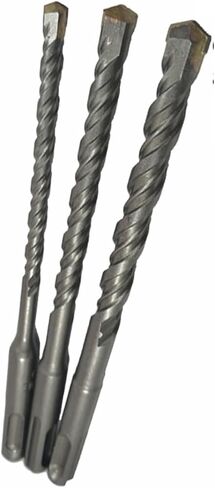 3Pc/Lot SDS Plus Drill Bits 6 8 10mm 210mm Hole Saw Drilling for Electric Hammer Concrete Wall Brick Block Masonry in Saudi Arabia