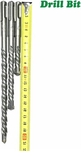 3Pc/Lot SDS Plus Drill Bits 6 8 10mm 210mm Hole Saw Drilling for Electric Hammer Concrete Wall Brick Block Masonry in Saudi Arabia