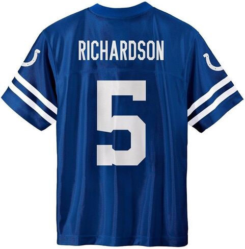 Outerstuff Anthony Richardson Indianapolis Colts #5 Blue Kids Youth 4-20 Team Color Home Player Jersey in Saudi Arabia