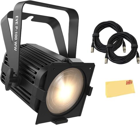 Chauvet DJ EVE P-100 WW حزمة مع كابل DMX وقطعة قماش أوستن بازار تلميع in Saudi Arabia