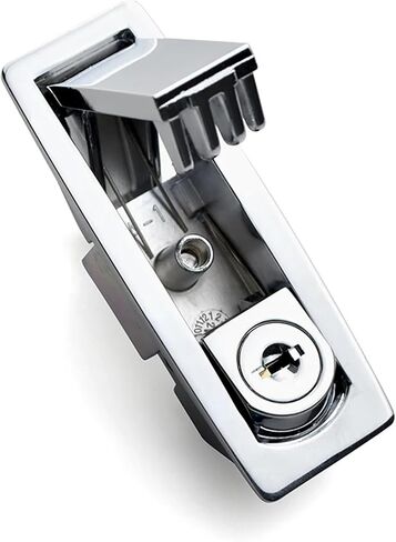 XK141-35W مقبض مخفي اللوحة المنبثقة خزانة الطائرة ليفر قفل القفل لوحة رافعة ترتد القفل 1PCS (XK141-35WP) in Saudi Arabia