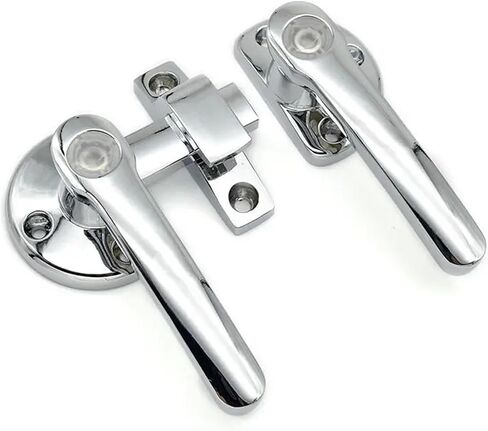 XK313-2 FA1624 Sliding Door Double Side Turn Window Handle Latch Bathroom 1Pcs(Left 304SS) in Saudi Arabia