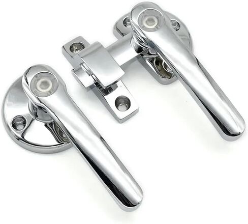 XK313-2 FA1624 Sliding Door Double Side Turn Window Handle Latch Bathroom 1Pcs(Left 304SS) in Saudi Arabia