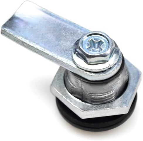 XK204-3 Zinc Alloy Mini-Type Handle Small Round Lock Tongue-Locked Cam Lock 1Pcs(XK204-3W) in Saudi Arabia