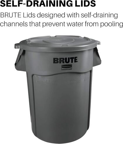 منتجات Rubbermaid التجارية RCP263100GY الغاشمة- ل 2632 حاوية غاشمة- رمادي- حزمة من 3 in Saudi Arabia