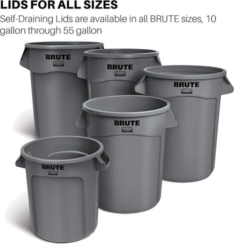 منتجات Rubbermaid التجارية RCP263100GY الغاشمة- ل 2632 حاوية غاشمة- رمادي- حزمة من 3 in Saudi Arabia