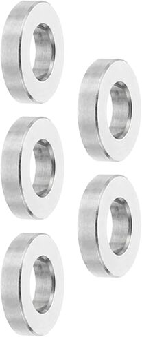 TOP-VIGOR 10Pcs M6 Aluminum Spacer, 6.2mm ID x 15mm OD x 6mm Length Metal Spacer, Round Plain Finish Spacer Screw Standoff Bushing for M6 Screws Bolts and Rods in Saudi Arabia