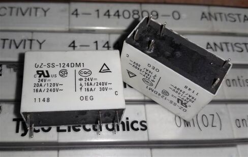 OZ-SH-112LM1 OZ-SS-124LM1 OZ-SS-124DM1 OZT-SH-124LM1 (14F-1A-6P-24V/12V-16A) RELAY 6PINS 1PCS (الحجم: OZ-SS-124DM1 24V) in Kuwait