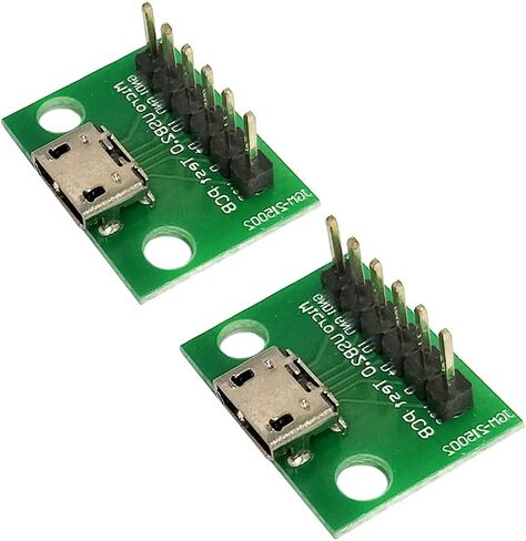 WLGQ Micro USB 2.0 لوحة الاختراق PCB ، واجهة 6 أسنان ، 10 حزمة in Saudi Arabia
