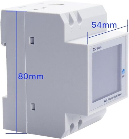 1PCS Single-Phase Energy Meter AC 40-300V 100A(40-300V External CT) in Saudi Arabia