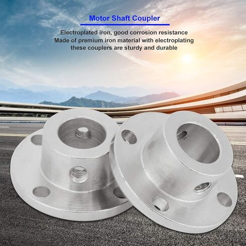 2pcs Flange Coupler, Flange Shaft Coupling, M4 Rigid Motor Shaft Coupler Connector, Rigid Guide Model Accessory ID 12mm OD 18mm in Saudi Arabia