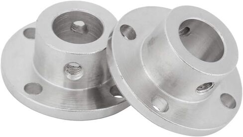 2pcs Flange Coupler, Flange Shaft Coupling, M4 Rigid Motor Shaft Coupler Connector, Rigid Guide Model Accessory ID 12mm OD 18mm in Saudi Arabia