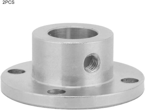 2pcs Flange Coupler, Flange Shaft Coupling, M4 Rigid Motor Shaft Coupler Connector, Rigid Guide Model Accessory ID 12mm OD 18mm in Saudi Arabia