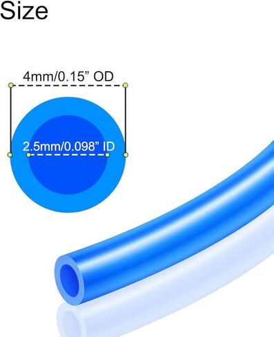 NACX Pneumatic Tubing Pipe, 8mm OD x 5mm ID PU Tubing Hose Pipe for Air Compressor Fitting or Fluid Transfer, 10Meter 32.8ft in Saudi Arabia