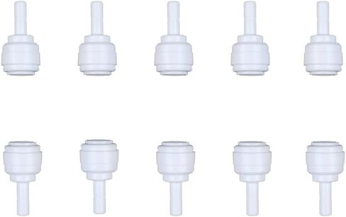 White Stem Adapter (Tube OD 3/8 in. to Stem OD 1/4 in.) in Kuwait