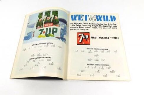 1967 Houston Oilers at Boston Patriots AFL Football Program 11-5-67 - NFL Programs in Saudi Arabia
