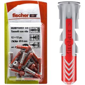 Fischer 537644 DUOPOWER 10 × 50 مم الجدار ، الجدار الصلب ، الطوب المثقب ، دريوال ، 50 × 50 مم in Kuwait