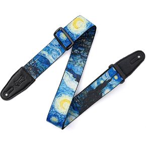 Levy's Masterpiece Series 2" Polyester Guitar Strap with Tri-Glide Adjustment in Saudi Arabia