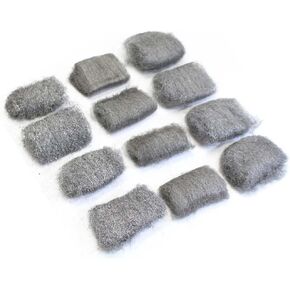 ToolUSA Toolusa 12 Pack Multi Grade Steel Wool - Stripping Grade, Between Coats And Finishing Grade - Course Medium Fine - #0#1#3: TU28116 in Saudi Arabia