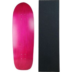 Moose Old School Skatoboard Deck فارغ الشكل الكامل 10 "× 33" مع ورقة غريبر سوداء in Kuwait