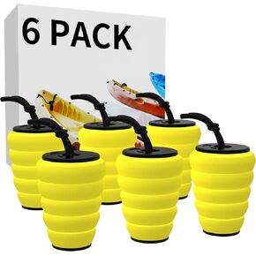 مجموعة المكونات Ganfindx Kayak Scupper-سدادات تصريف عالمية لأجهزة الكاياك على اعتصام ، ومرونة عالية EVA ، تناسب 1.4-1.7 "Scuppers ، وألوان متعددة وأحجام الحزم (Black-4 Pack) in Kuwait