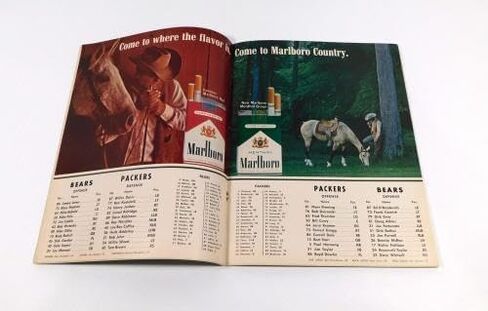 1966 Bay Packers at Chicago Bears NFL Football Program 10-16-66 - NFL Programs in Saudi Arabia