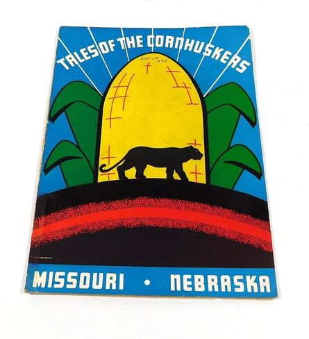1938 Missouri at Nebraska College Football Program 10-29-38 - College Programs in Saudi Arabia