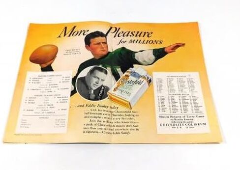 1938 Missouri at Nebraska College Football Program 10-29-38 - College Programs in Saudi Arabia