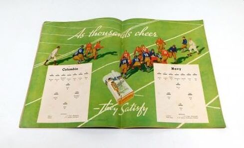 1934 at Columbia College Football Program 10-20-34 - College Programs in Saudi Arabia