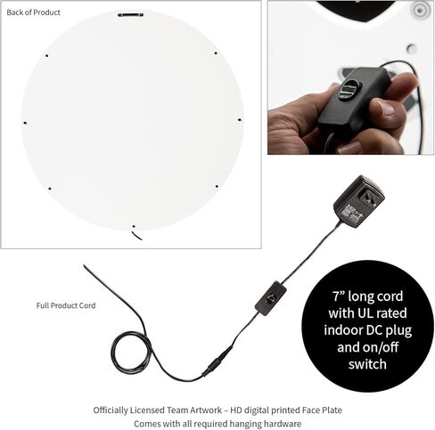 Team Sports America Evergreen NFL Green Bay Packers | فائقة الرقيقة LED LED SIGN DECER | 23 بوصة جولة | صنع في الولايات المتحدة in Kuwait