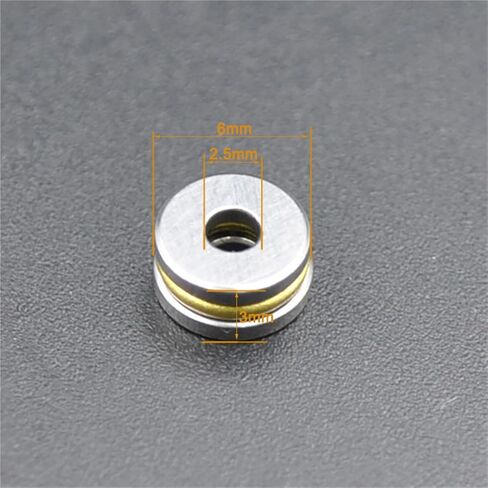 F2.5-6M F2.5 6m 3 Thrust Bearing 2.5x6x3mm Miniature Bearing Inner Diameter 2.5 Mm Mini Small Axial Ball Bearings 1Pcs(10Pcs) in Saudi Arabia