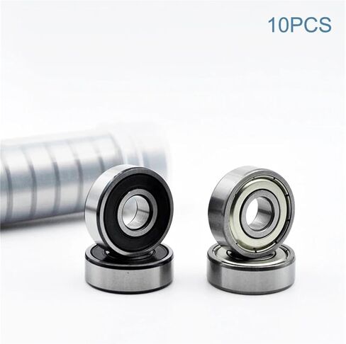 10-100Pcs 608 606 607 609 625 626 627 628 ZZ 2RS 2Z DDU Bearings High Roller Skate Skateboard Wheel Bearing(628 ZZ Premium,10Pcs) in Saudi Arabia