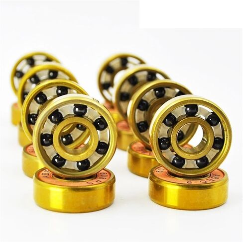 16pcs 608 2RS هجين الكرة السيراميك محمل 8 * 22 * ​​7mm سيليكون نيتريد التزلج التزلج على الجليد in Saudi Arabia