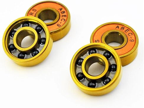 16pcs 608 2RS هجين الكرة السيراميك محمل 8 * 22 * ​​7mm سيليكون نيتريد التزلج التزلج على الجليد in Saudi Arabia
