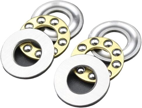 10Pcs F8-16M F8 16m Thrust Bearing 8x16x5mm Miniature Bearing Inner Diameter 8mm Mini Small Axial Ball Bearings in Saudi Arabia