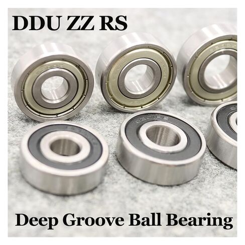 محمل كرة أخدود عميق 6200 6201 6202 6203 6204 6206 6206 6207 DDU ZZ RS 2RS ذات سرعة عالية من الصلب الصلب المعدني المنخفض الضوضاء (الختم المعدني (ZZ) ، 6201 ID12X32X10MM) in Kuwait